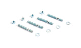 Cometic Carburetor Studs 2 1/2in Zinc Plated - Set of 4 With Washers and Nuts