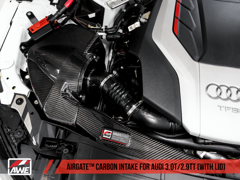 AWE Tuning Audi B9/B9.5 S4/S5/RS5 3.0T Carbon Fiber AirGate Intake w/ Lid