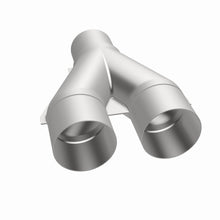 Load image into Gallery viewer, MagnaFlow Universal Trans Y-Pipe All SS 4inch (Dual) 3.5inch (Single) x 13inch (Overall)