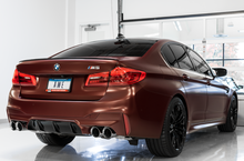 Load image into Gallery viewer, AWE Tuning 18-19 BMW F90 M5 SwitchPatch Cat-Back Exhaust- Black Diamond Tips