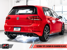 Load image into Gallery viewer, AWE Tuning Volkswagen Golf R MK7 SwitchPath Exhaust w/Diamond Black Tips 102mm