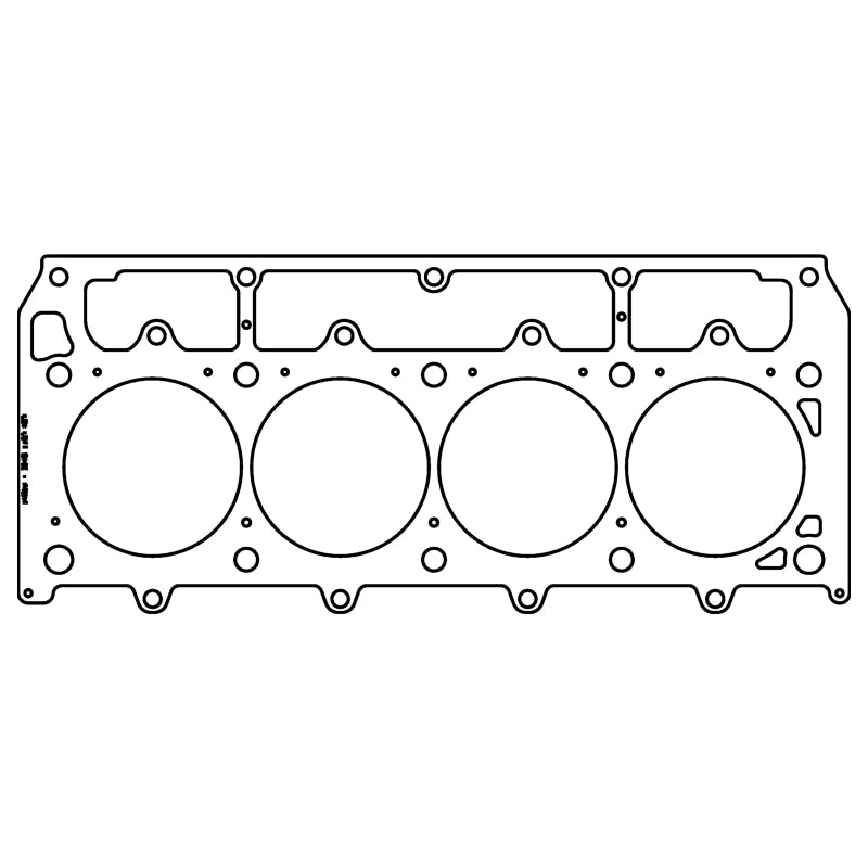 Cometic GM LSX Gen-4 Small Block V8 .040in MLX Cyl Head Gskt-4.165in Bore-1/2in and 3/8in Studs-LHS