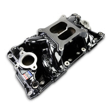 Load image into Gallery viewer, Edelbrock Chevy Small Block Performer RPM AIR-Gap Intake Manifold Black Plasma Finish