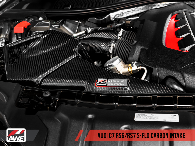 AWE Tuning Audi C7 RS6 / RS7 4.0T S-FLO Carbon Intake V2