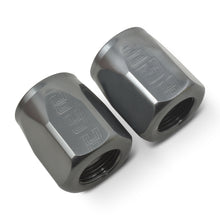 Load image into Gallery viewer, Russell Hose End Socket -6 AN Polished &amp; Gray Anodized (2 PACK)