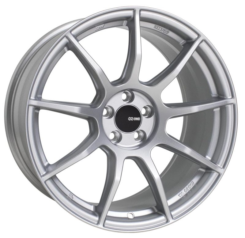 Enkei TS9 17x9 5x100 45mm Offset 72.6mm Bore Silver Paint