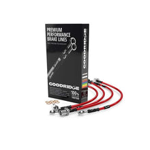 Load image into Gallery viewer, Goodridge 10-12 Audi S4 Stainless Steel Brake Lines - Red