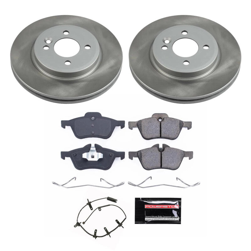 Power Stop 02-06 Mini Cooper Front Semi-Coated Rotor Kit