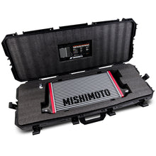 Load image into Gallery viewer, Mishimoto Universal Carbon Fiber Intercooler - Gloss Tanks - 450mm Black Core - S-Flow - BL V-Band