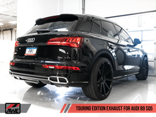 Load image into Gallery viewer, AWE Tuning Audi B9 SQ5 Resonated Touring Edition Cat-Back Exhaust - No Tips (Turn Downs)