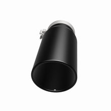 Load image into Gallery viewer, MagnaFlow Tip Stainless Black Coated Single Wall Round Single Outlet 5in Dia 4in Inlet 13in L