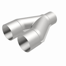 Load image into Gallery viewer, MagnaFlow Universal Trans Y-Pipe All SS 4inch (Dual) 3.5inch (Single) x 13inch (Overall)