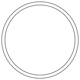 Cometic Holley Airhorn .020in Fiber Carburetor Gasket