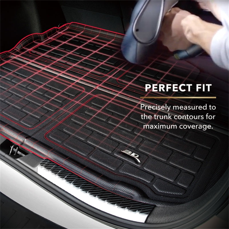 3D MAXpider 18-23 BMW X2 Kagu Black Cross Fold Cargo Liner