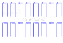 King Chevrolet SBC 265CI/283CI/327CI (Size 010) Connecting Rod Bearing Set of 8