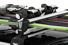 Load image into Gallery viewer, Thule SnowPack Extender Slide-out Ski/Snowboard Rack (Up to 6 Pair Skis/4 Snowboards) - Black/Silver