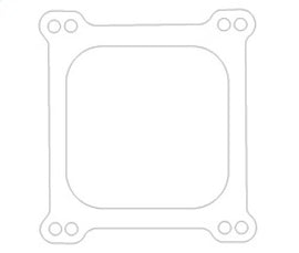 Cometic Holley 4 Barrel 4150 Style .047in Fiber Carburetor Gasket - 4.500in x4.500in - Open Plenum