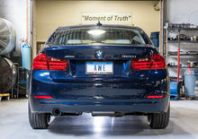 Load image into Gallery viewer, AWE Tuning BMW F30 320i Touring Exhaust &amp; Performance Mid Pipe - Chrome Silver Tip (102mm)