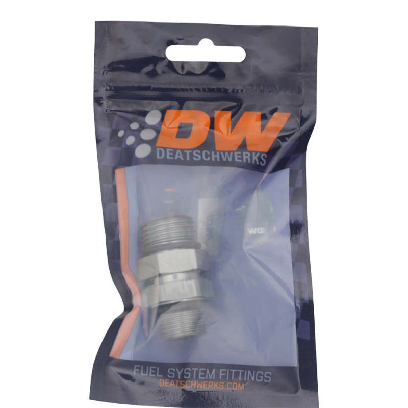 DeatschWerks 8AN ORB Male to 10AN ORB Male Swivel Adapter - Anodized DW Titanium