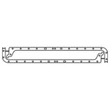 Cometic Jaguar XK6 .060in AFM Oil Pan Gasket Set - Side Rails Only