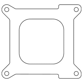 Cometic NASCAR 4 Barrel .047in Fiber Carburetor/Throttle Body Mounting Gasket - Open Plenum
