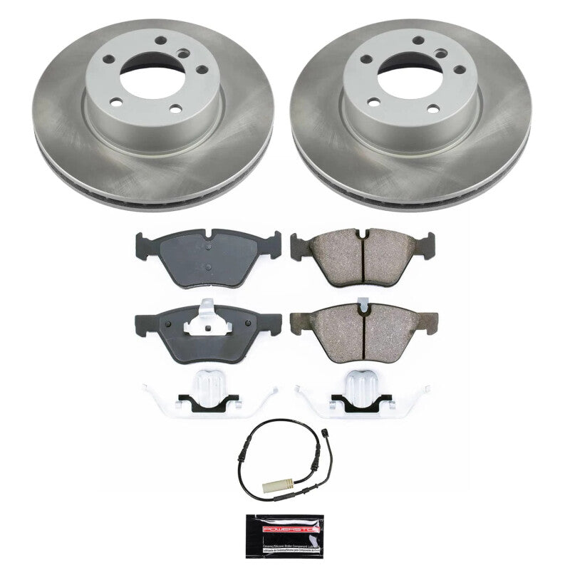 Power Stop 10-13 BMW 128i Front Semi-Coated Rotor Kit