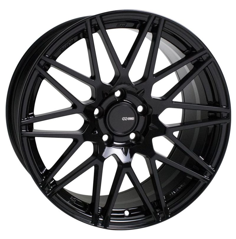 Enkei TMS 18x8.5 5x112 45mm Offset 72.6mm Bore Gloss Black Wheel