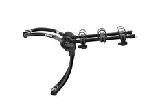 Load image into Gallery viewer, Thule Gateway Pro 3 Hanging-Style Trunk Bike Rack w/Anti-Sway Cages (Up to 3 Bikes) - Black