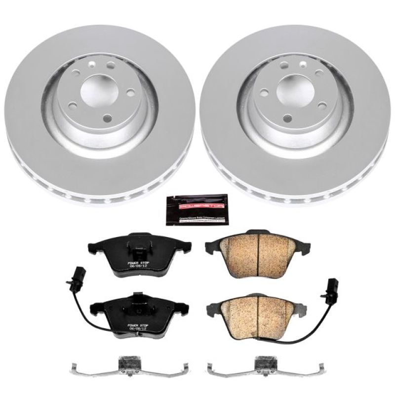 Power Stop 05-11 Audi A6 Quattro Front Z23 Evolution Sport Coated Brake Kit