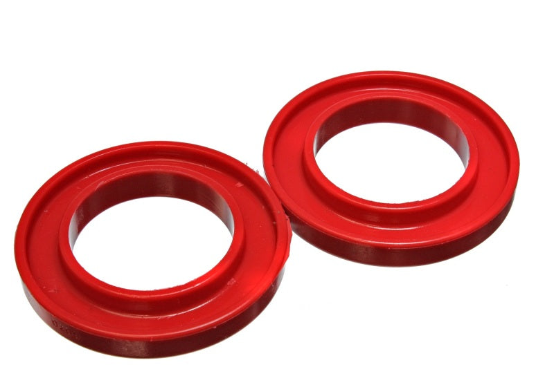 Energy Suspension Universal 3-3/16in ID 5-1/4in OD 3/4in H Red Coil Spring Isolators (2 per set)