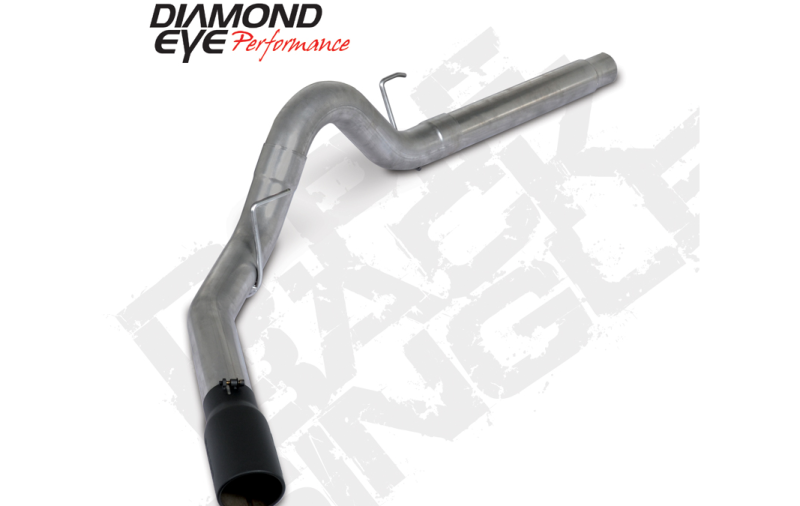 Diamond Eye 18-19 Ford 3.0L Powerstroke F150 - 4in 409SS DPF Back Exhaust Kit w/ Tip 4512BRA-DEBK