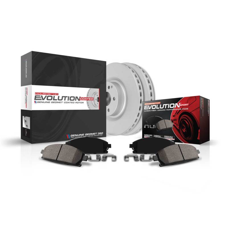 Power Stop 15-16 Mercedes-Benz SL400 Front Z23 Coated Brake Kit