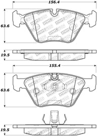 StopTech Street Touring 04-09 BMW X3 (E38) / 06-09 Z4 3.0(E86) Front Brake Pads