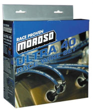 Load image into Gallery viewer, Moroso Chevrolet Small Block (Raised Cam) Ignition Wire Set - Ultra 40 - Unsleeved - Black