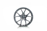 Titan 7 T-CS5 18x9.5 5x114.3 +40 Offset / 73 CB Satin Titanium Wheel (Hub Ring Req.)