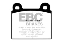 Load image into Gallery viewer, EBC 68-72 Alfa Romeo 1750 1.75 Ultimax2 Front Brake Pads