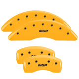 MGP 4 Caliper Covers Engraved Front & Rear MGP Yellow Finish Black Characters 2008 BMW Z4