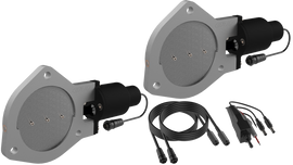 QTP 4in Bolt-On QTEC Dual Electric Cutout Valves - Pair