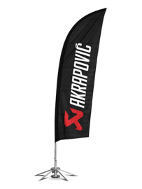 Akrapovic Self-standing flag set with tent flag kit