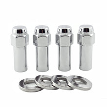 Load image into Gallery viewer, McGard Hex Lug Nut (X-Long Shank - 1.365in.) 1/2-20 / 13/16 Hex / 2.27in. Length (4-Pack) - Chrome