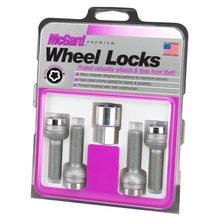 Load image into Gallery viewer, McGard Wheel Lock Bolt Set - 4pk. (Radius Seat) M12X1.5 / 17mm Hex / 39.9mm Shank Length - Chrome