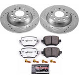 Power Stop 16-18 Audi Q3 Rear Z26 Street Warrior Brake Kit