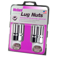 Load image into Gallery viewer, McGard Hex Lug Nut (Drag Racing X-Long Shank) M12X1.5 / 13/16 Hex / 2.475in. Length (4-Pk) - Chrome