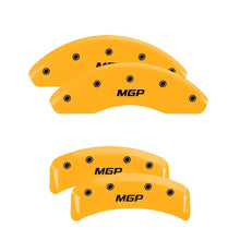 Load image into Gallery viewer, MGP 4 Caliper Covers Engraved Front &amp; Rear MGP Yellow Finish Black Characters 1991 BMW 325