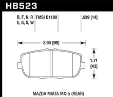 Load image into Gallery viewer, Hawk HP 06-10 Mazda Miata Mx-5 HP+ Street Rear Brake Pads