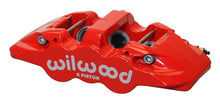 Load image into Gallery viewer, Wilwood Caliper-Aero6-R/H - Red 1.62/1.12/1.12in Pistons 1.25in Disc