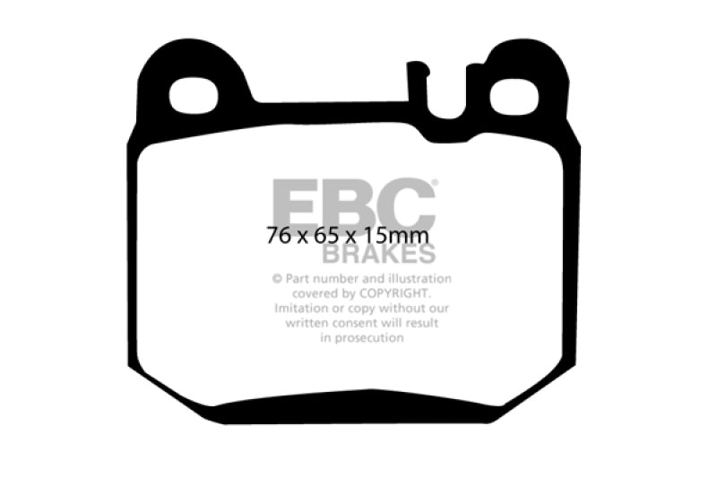 EBC 04-07 Maserati Quattroporte 4.2 Bluestuff Rear Brake Pads