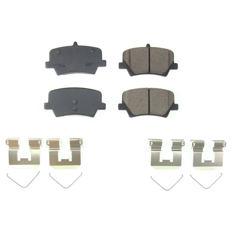 Power Stop 2019 Volvo XC40 Rear Z17 Evolution Ceramic Brake Pads w/Hardware