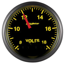 Load image into Gallery viewer, Autometer Elite 52.4mm Peak &amp; Warn w/ Electronic Control 8-18 Volt Voltmeter