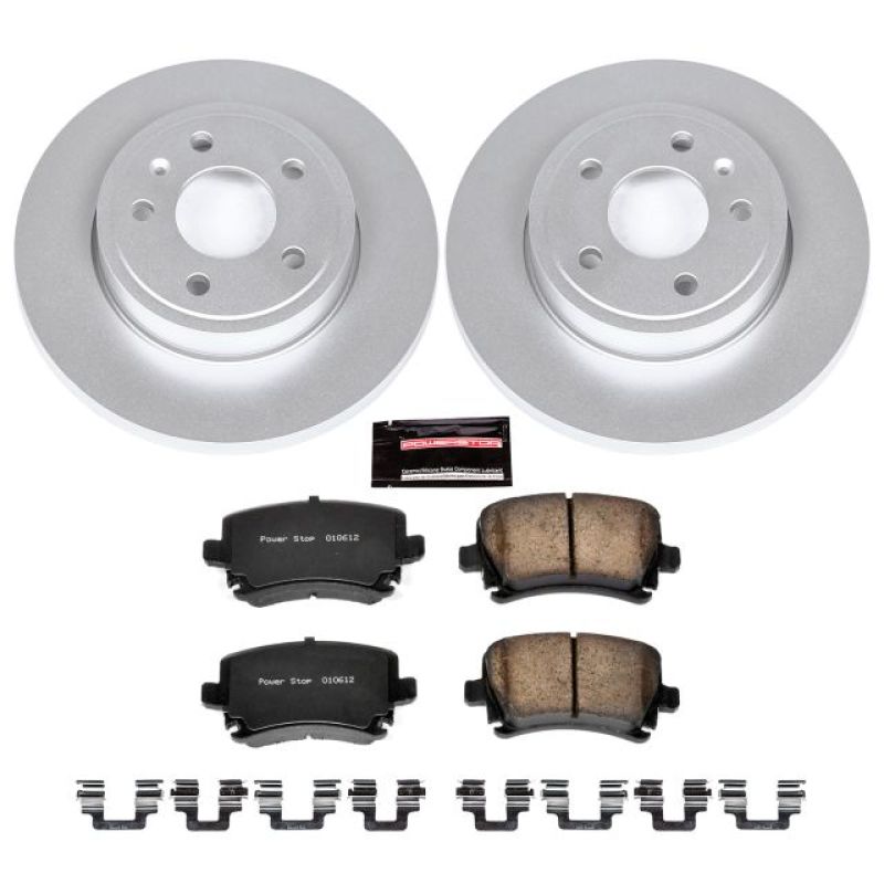 Power Stop 05-09 Audi A4 Rear Z23 Evolution Sport Coated Brake Kit